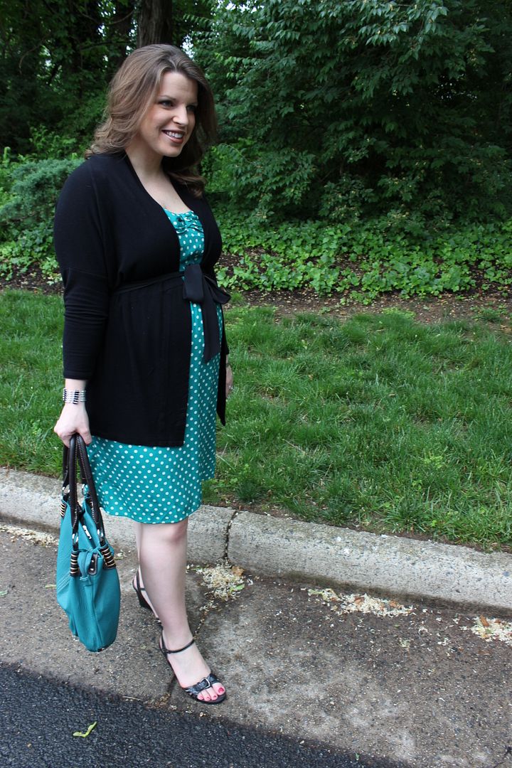 polka dot rose dress